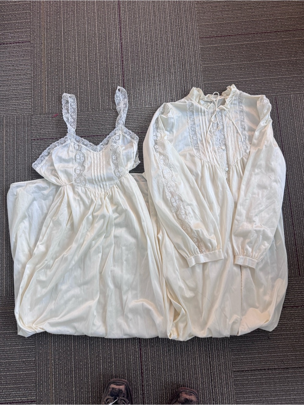 Vintage Montgomery Ward White Set VintageMade in USA Lace Bridal Cottagecore